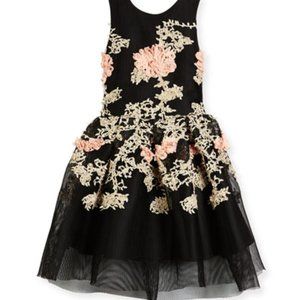IN SEARCH OF ANY SIZE Zoe Girls Black Dress